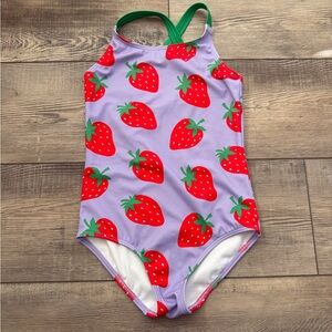 Mini Boden Strawberry Swimsuit